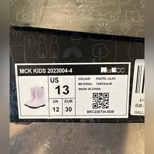 Kids Lilac Adventure Boots
